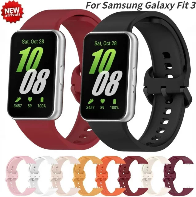 Samsung Uhrenarmband Silikon, Schwarz, Unisex - Bild 1
