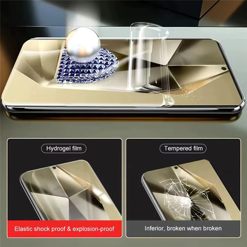 4er-Pack Hydrogel Displayfolie für Samsung Galaxy S21 S22 S23 S24 Ultra und Plus Modelle, transparent - Bild 5