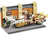 Lumibricks Steampunk-Motorradverfolgung Klemmbaustein Konstruktionsspielzeug - Bild 1