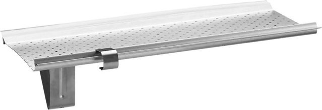Zambelli Laubschutzgitter aus Aluminium für die Dachrinne, 7-teilig, Silber, Länge: 2 m - Bild 1