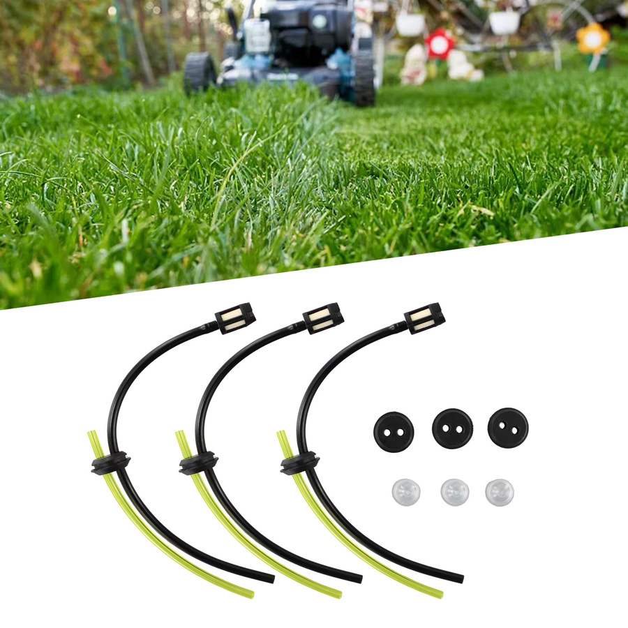 VIBRATITE 3er Set Kraftstoffschlauch und Kraftstofffilter Kit für Rasenmäher, Kettensägen und Gartengeräte - Bild 2