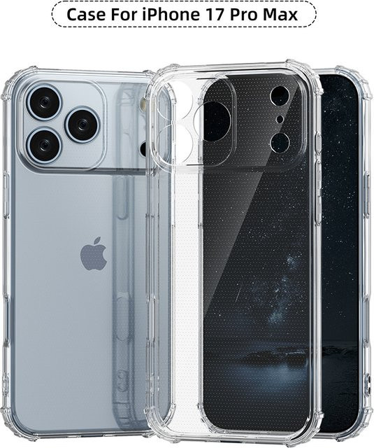 Transparente stoßfeste TPU-Schutzhülle für iPhone 17 Pro Max, iPhone 17 Pro und iPhone 17 Air - Bild 1