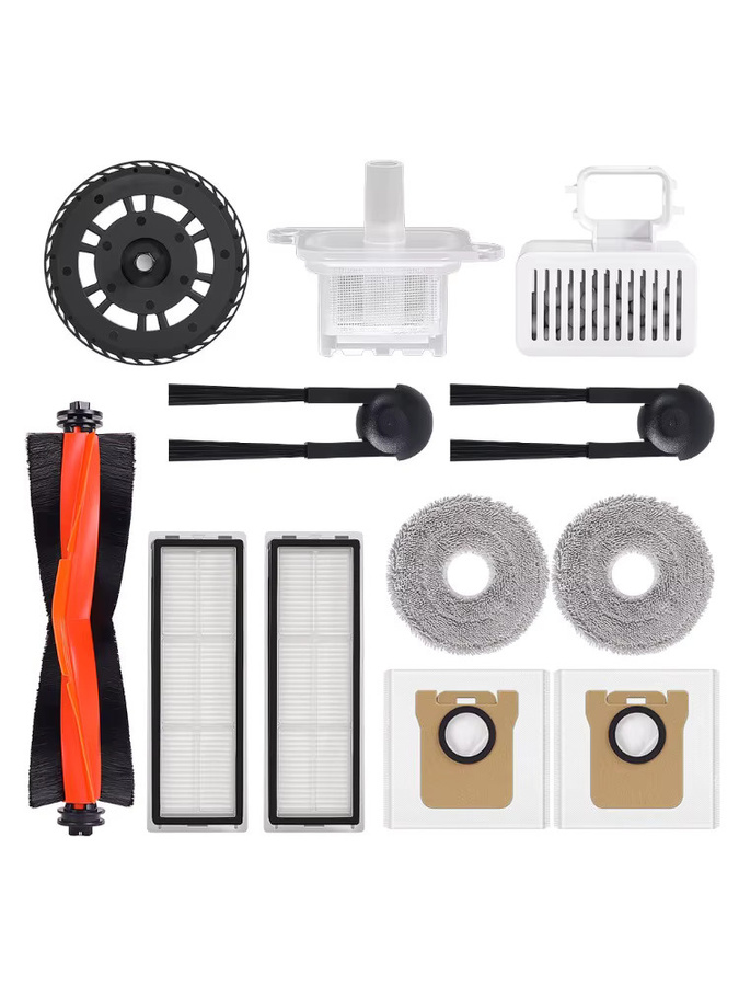 Xiaomi Mijia M40S OV31CN Roboterstaubsauger Zubehör Set in Multicolour mit Filtern, Hauptbürste, Seitenbürste, Rollenmopp und Staubbeutelhalter - Bild 3