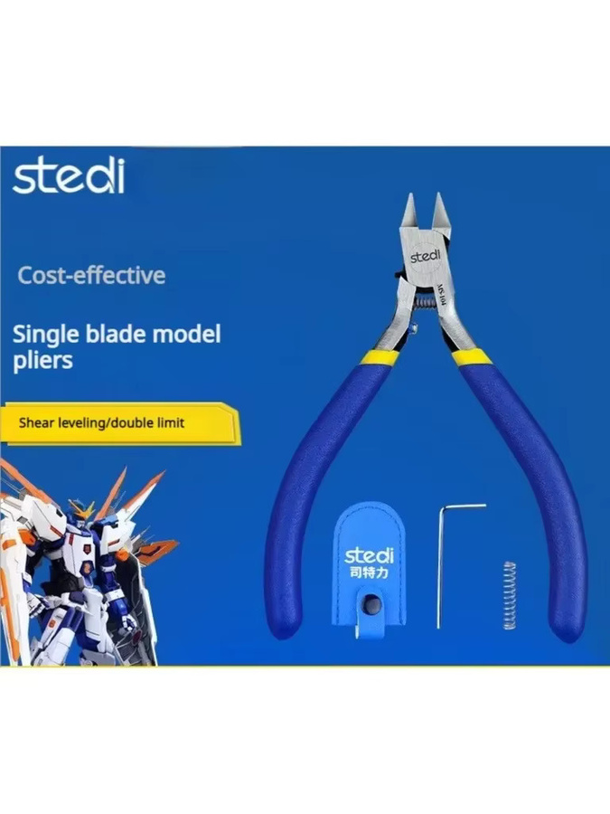 Stedi Einzelkantenzange für Gundam-Modelle und Gunpla in Blau zum präzisen Schneiden von Kunststoffteilen - Bild 6