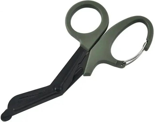 Happypilot Multifunktionale Notfallschere aus rostfreiem Stahl in Grün, 19 cm - Bild 1