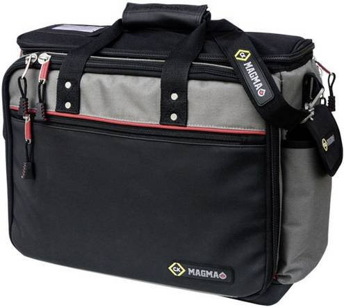 C.K Max MA2639 Magma Techniker Werkzeugtasche unbestückt, Schwarz, L x B x H: 50 x 36 x 40 cm - Bild 1
