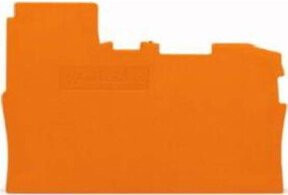 WAGO Abschluss- und Zwischenplatte 2002-7192 in Orange, 0,8 mm dick - Bild 1
