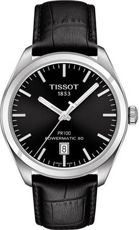 Tissot Armbanduhr Automatik, Edelstahlgehäuse, 39 mm, Lederarmband, Herren - Bild 1