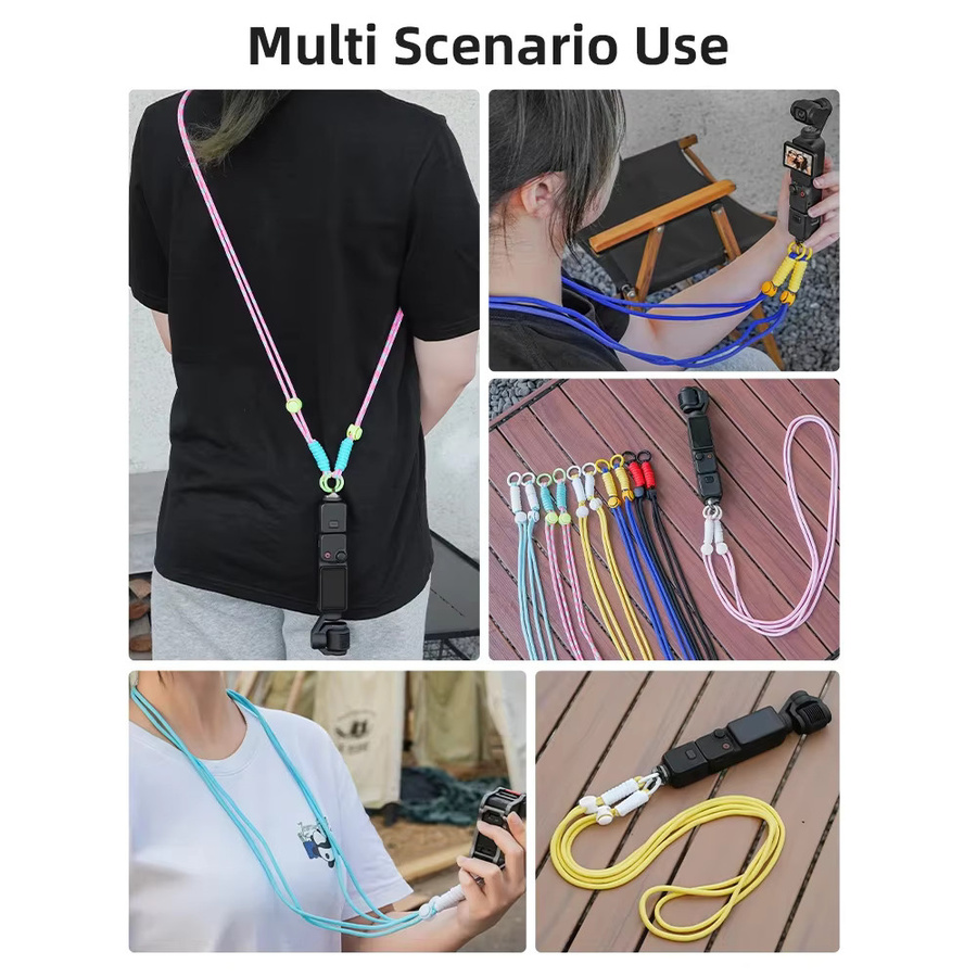 BRDRC Umhängeband für DJI OSMO Pocket 3, Anti-Verlust-Crossbody-Seil aus Nylon mit 1/4 Zoll Schraube - Bild 3
