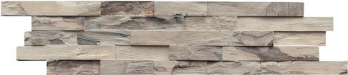 INDO Wandverblender INDO BEACHWOOD in Grau und Beige, Holzoptik, Stärke: 2 cm - Bild 1