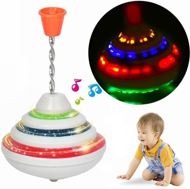ZPG lights&music Blinkendes Musik-Drück-Down-Top, leuchtendes Spielzeug, bunt - Bild 1