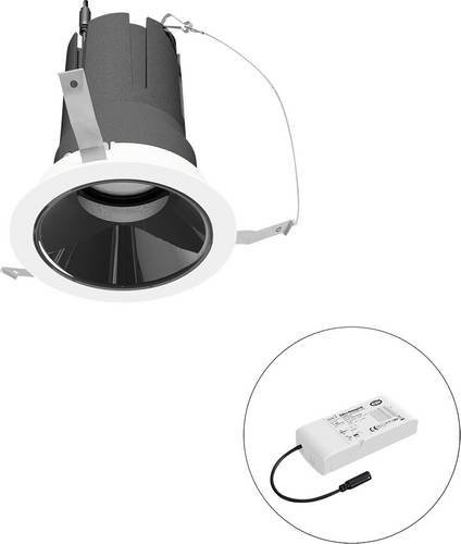 EVN LED-Deckenstrahler F01R09SM1840L55D in Weiß, rund und verstellbar - Bild 1