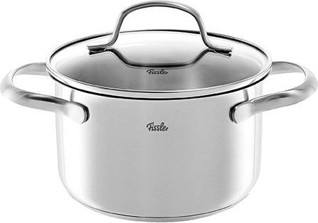 Fissler Kochtopf SAN FRANCISCO aus Edelstahl mit Glasdeckel, Silber, Durchmesser: 16,0 cm - Bild 1