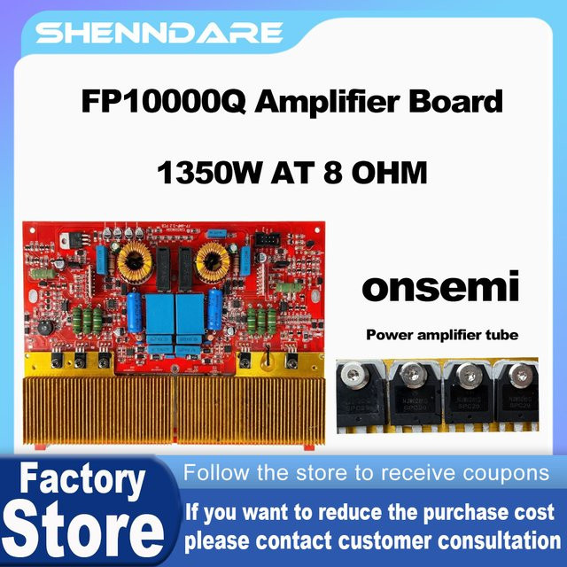 ShennDare FP10000Q/FP20000Q Verstärker Hauptplatine 1350W 8 Ohm und 2100W 4 Ohm Professionelles 4 Kanal Leistungsverstärker Modul Leiterplatte - Bild 1