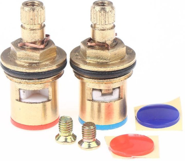 Binchi Outdoor Product Wasserhahn Ventilkern aus Messing in Gold, 1/2 Zoll - Bild 1
