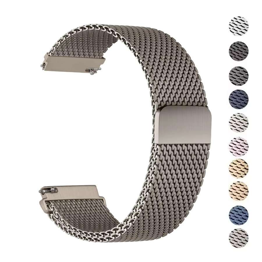 Uhrenarmband Metall-Magnetarmband, 20 mm, 22 mm, Unisex - Bild 2