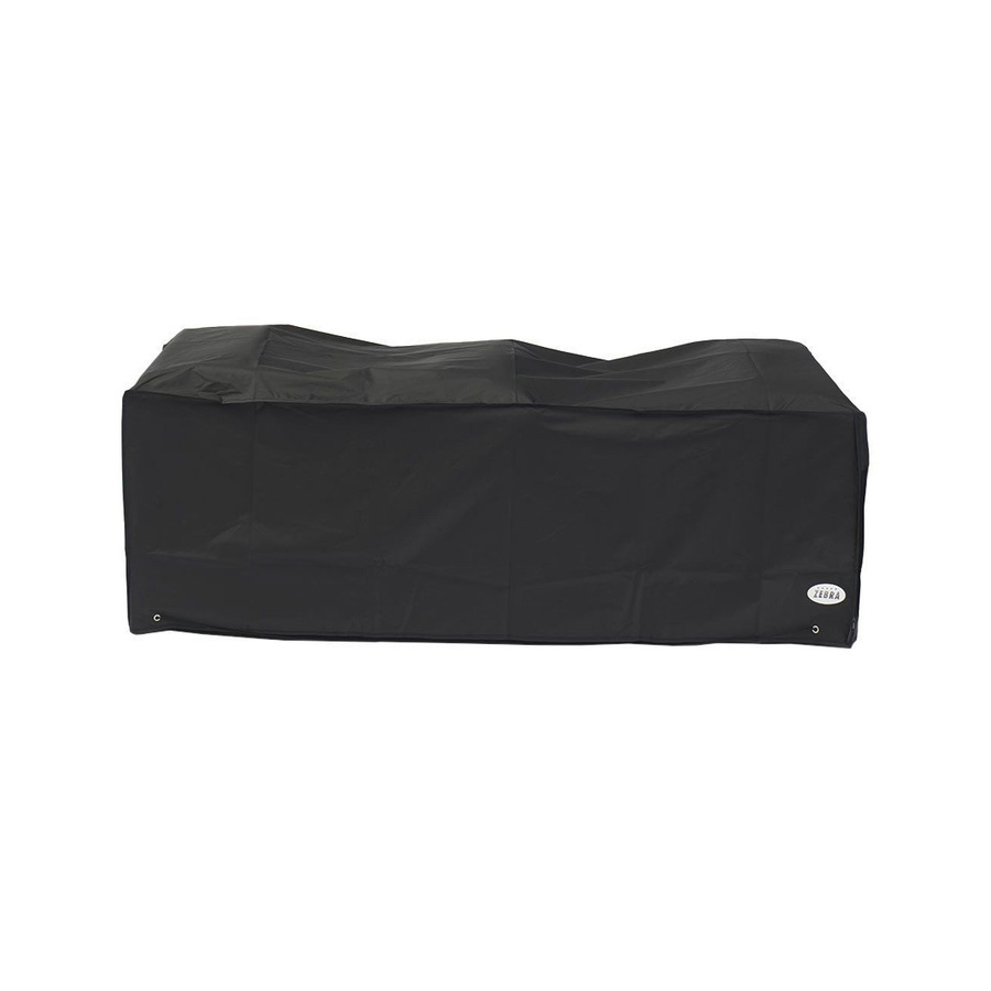 Zebra Schutzhülle für Cubo Lounge 2-Sitzer Sofa, wasserabweisend, Schwarz - Bild 2
