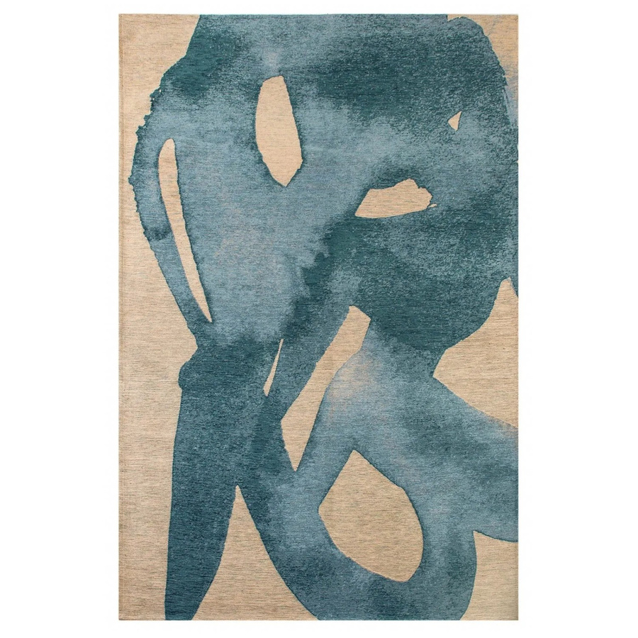 Lola&Moi Teppich Lagoon Blue in Blau mit modernem Design und geschwungenen Linien B/T: 240 x 340 cm - Bild 2