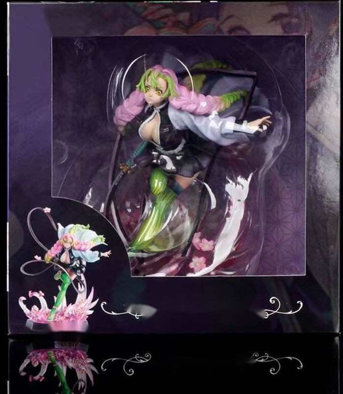 Bandai Anime Dämon Slayer Kanroji Mitsuri Action Figure aus PVC, mehrfarbiges Sammlermodell für Kinder - Bild 1