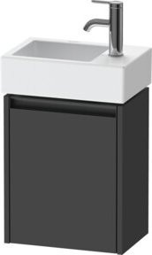Duravit Waschtischunterschrank Ketho.2 in Grau, wandhängend mit 1 Tür, B/T: 36,4 x 23,8 cm - Bild 1