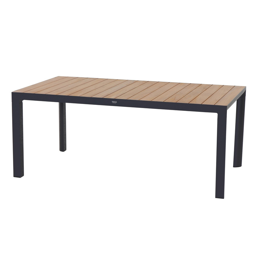 Siena Garden Gartentisch Silva Rechteckig aus Teakholz in Braun B: 180 cm, T: 100 cm - Bild 2