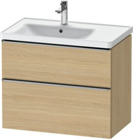 Duravit Waschtischunterschrank D-Neo in Beige Matt, B/T/H: 78,4 x 45,2 x 62,5 cm - Bild 1