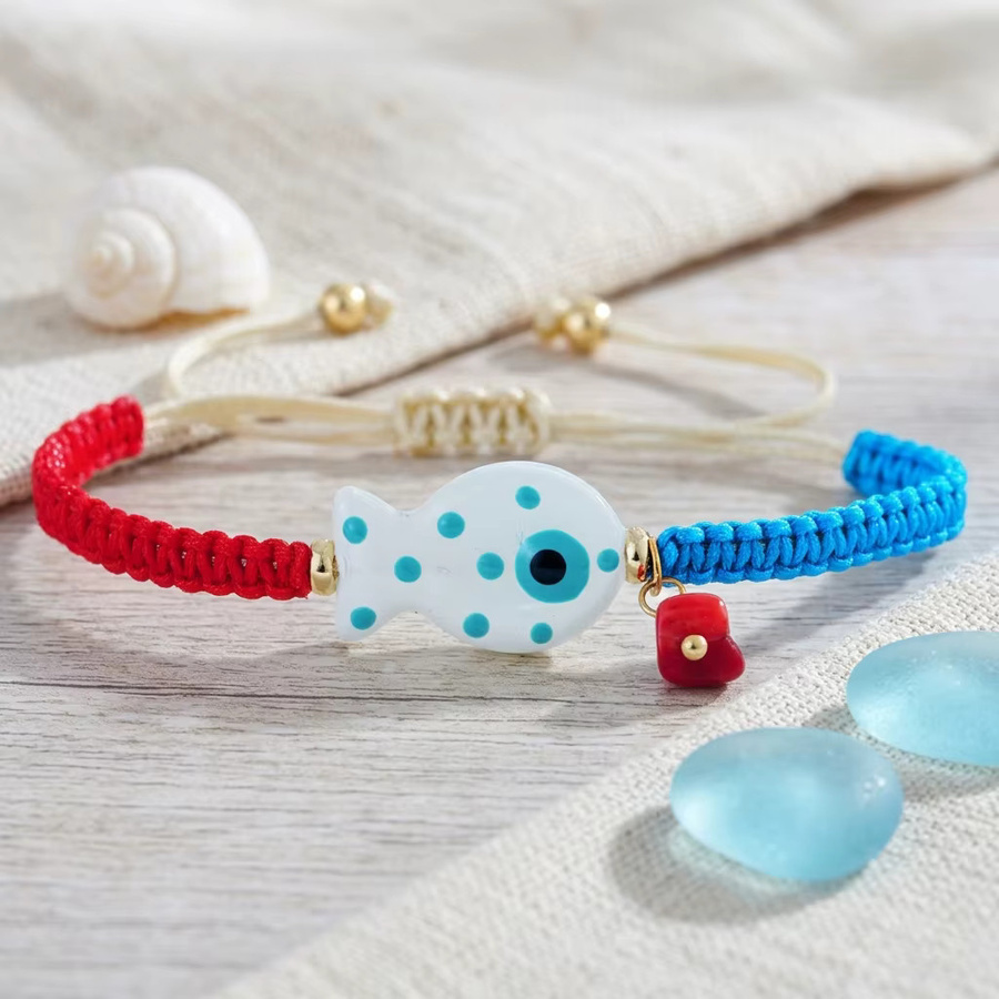 Armband Keramik, Bunt, Bohemian, Unisex - Bild 3