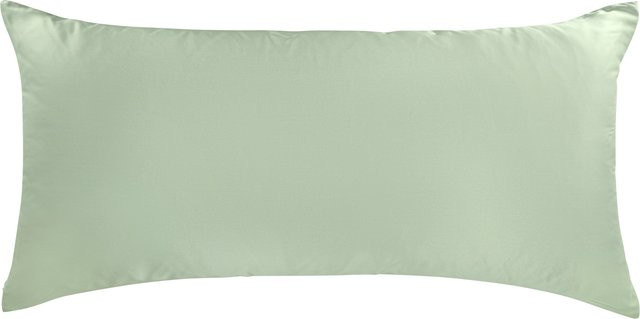 LIVARNO Bonnet Seiden-Kissenbezug grün B/H: 40 x 80 cm - Bild 1