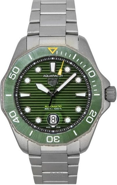 Tag Heuer Armbanduhr Aquaracer Professional, Automatik, Titan, grün, 43 mm, Herren - Bild 1