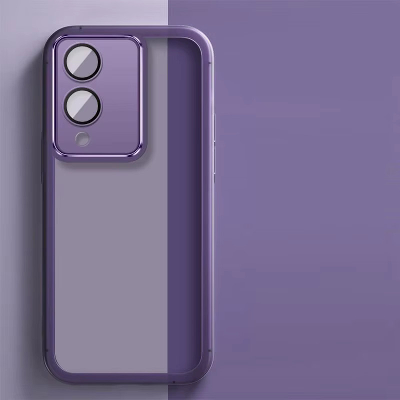 Stoßfeste Silikon-Handyhülle für Samsung Galaxy S25 Slim und Galaxy S25 Edge in Purple - Bild 1
