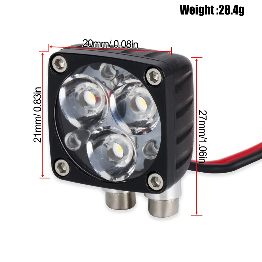 YSIDO RC Auto Beleuchtung Kit, Flexible LED Licht Bar, 1:10, Zubehör - Bild 2