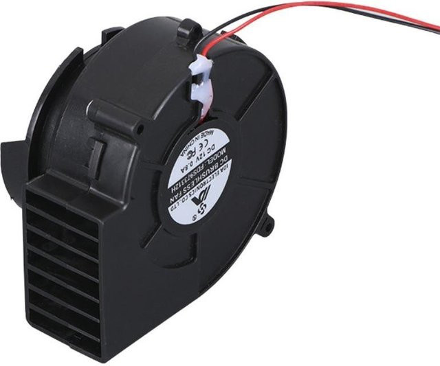 Hzyunming Luftgebläse für aufblasbare LED-Lichterketten und Weihnachtsdekorationen, Farbe: Schwarz, 12V 0,8A - Bild 1
