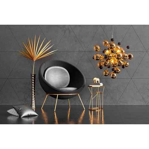 Näve Pendelleuchte Explosion in Gold mit Glas und Metall, B/H/T: 65 x 150 x 65 cm - Bild 5