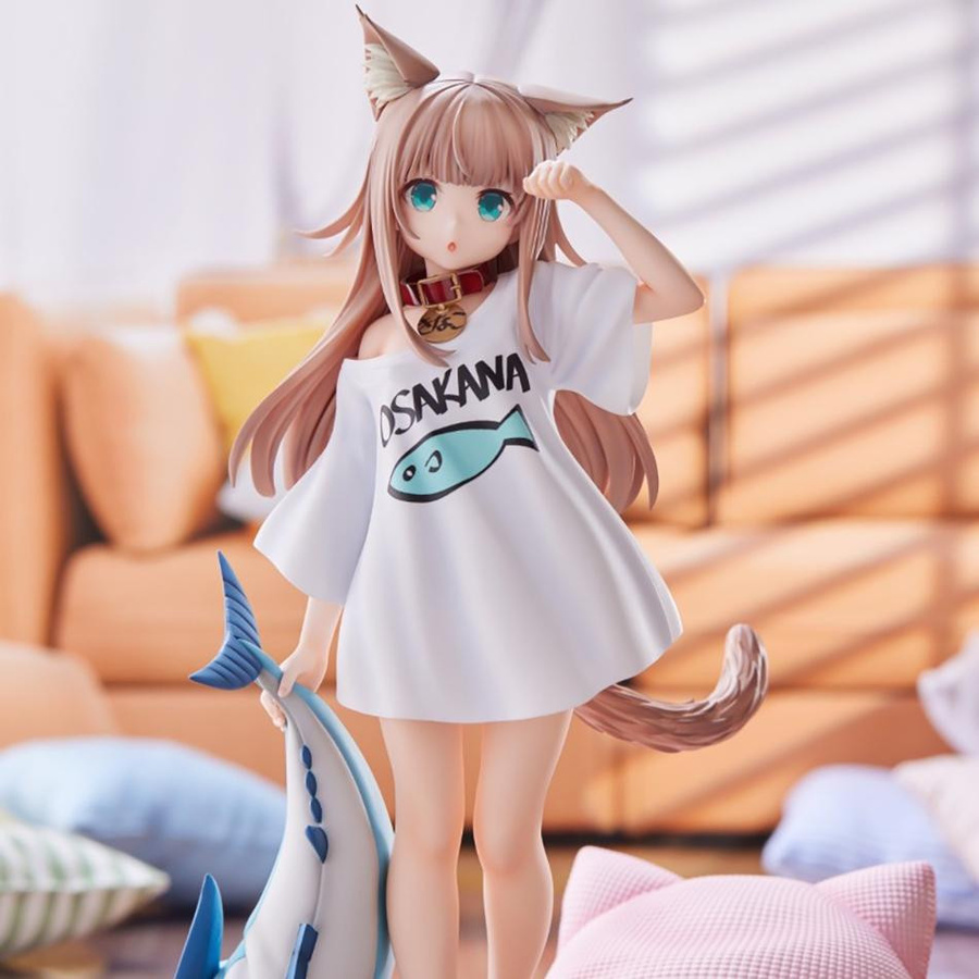 Anime Figur Meine Katze Ist Eine Niedliche Und Charmante Mädchen Sakura aus PVC in Multicolor, Höhe: 19 cm - Bild 2