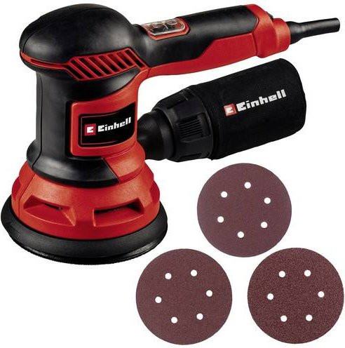 Einhell Exzenterschleifer TC-RS 425 E mit 425W und Ø 125mm in Rot - Bild 5