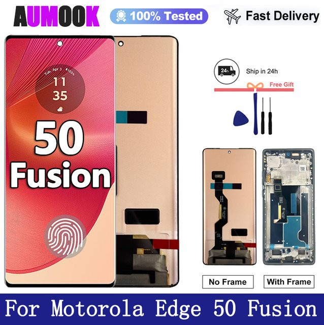 Motorola Edge 50 Fusion OLED-Display Ersatz mit LCD-Touchscreen-Digitizer für Modell XT2429-1 - Bild 1