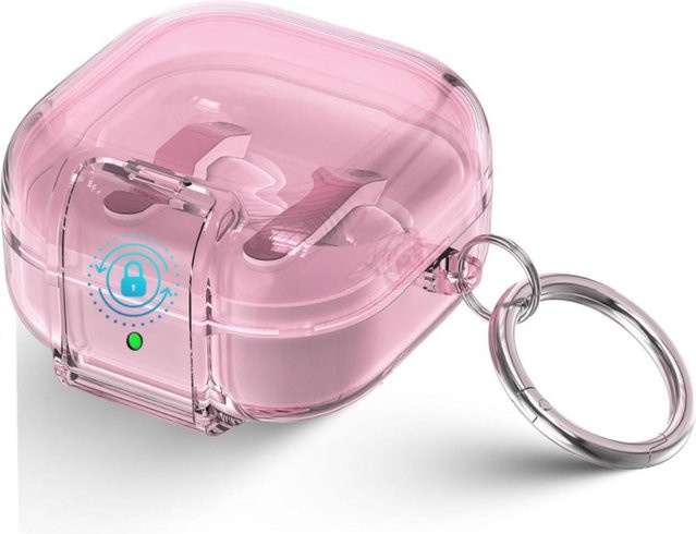 Samsung Galaxy Buds 4 / 4 Pro Schutzhülle aus transparentem TPU mit Schlossclip und Reinigungsset - Bild 1