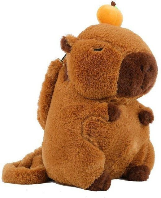 Yiran toy Capybara Plüsch Rucksack, Plüschtier Puppe, ab 3 Jahre - Bild 1