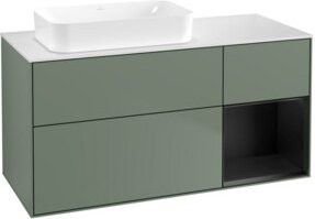 V&B Waschtischunterschrank Finion in Lackoptik, Breite: 120 cm, Tiefe: 60 cm - Bild 1