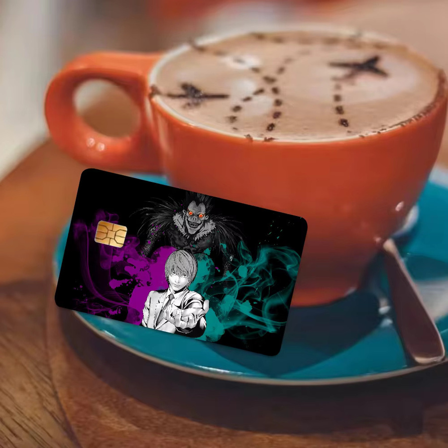 Wasserdichter Anime Death Note Poker Aufkleber für Kreditkarten und Debitkarten - Bild 5