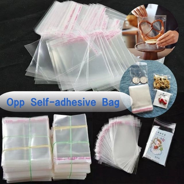 Transparente selbstklebende OPP-Plastiktüten zur Verpackung von Süßigkeiten und Geschenken - Bild 1