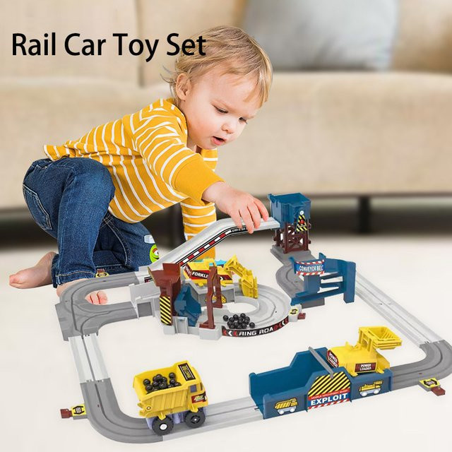 yikesong Abenteuer-Eisenbahn-Set, Fahrzeuge, Set / Bundle - Bild 1