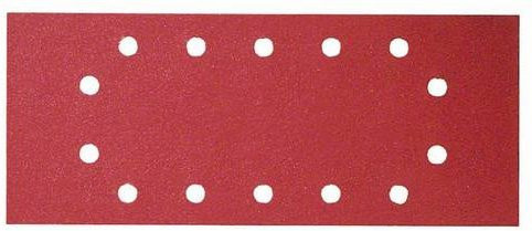 Bosch Expert Schwingschleifpapier für Holz und Farbe, Körnung 240, gelocht, rot, B: 115 mm x L: 280 mm, 10 Stück - Bild 1