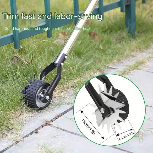 Stookits Manueller Rasentrimmer mit rutschfestem Griff als Rasenkantenschneider und Gartengerät - Bild 1
