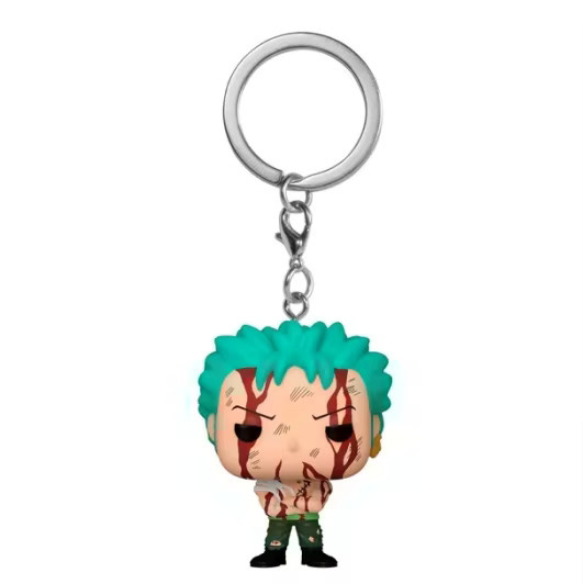 Funko One Piece Roronoa Zoro, Taschen-Schlüsselanhänger, Actionfigur, Vinylpuppen - Bild 2