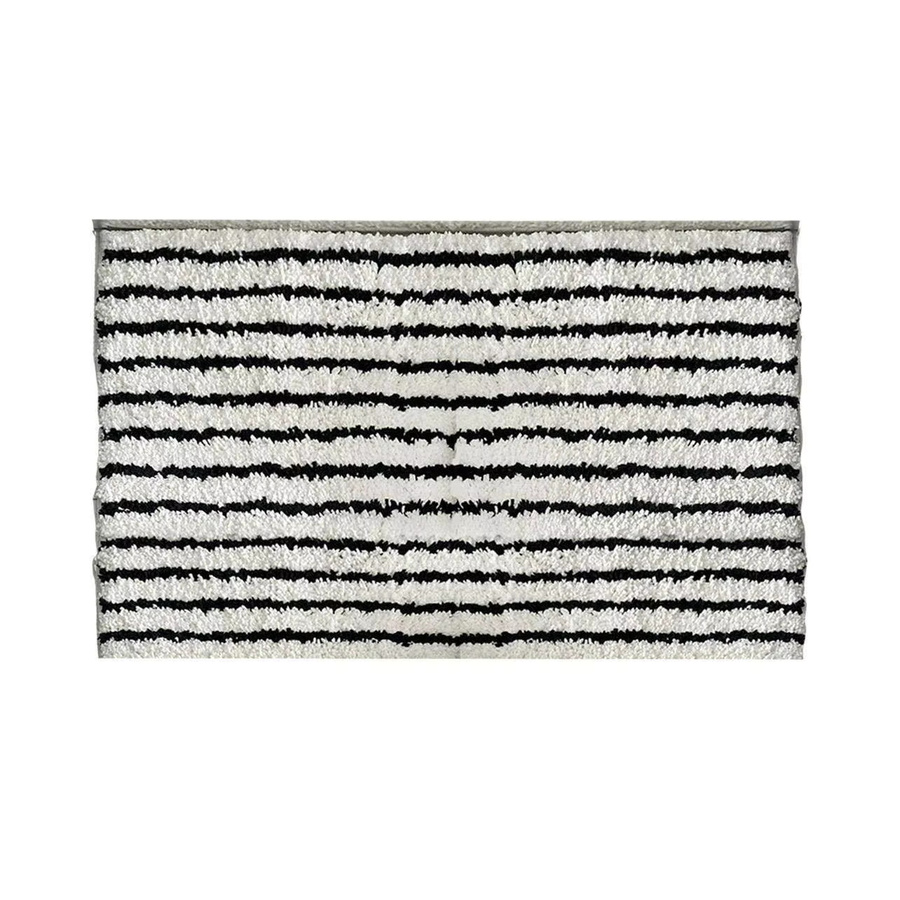 VIKAMA Gestreifter Teppich in minimalistischem Design für Wohnzimmer, Schlafzimmer, Badezimmer und Flur - Bild 3