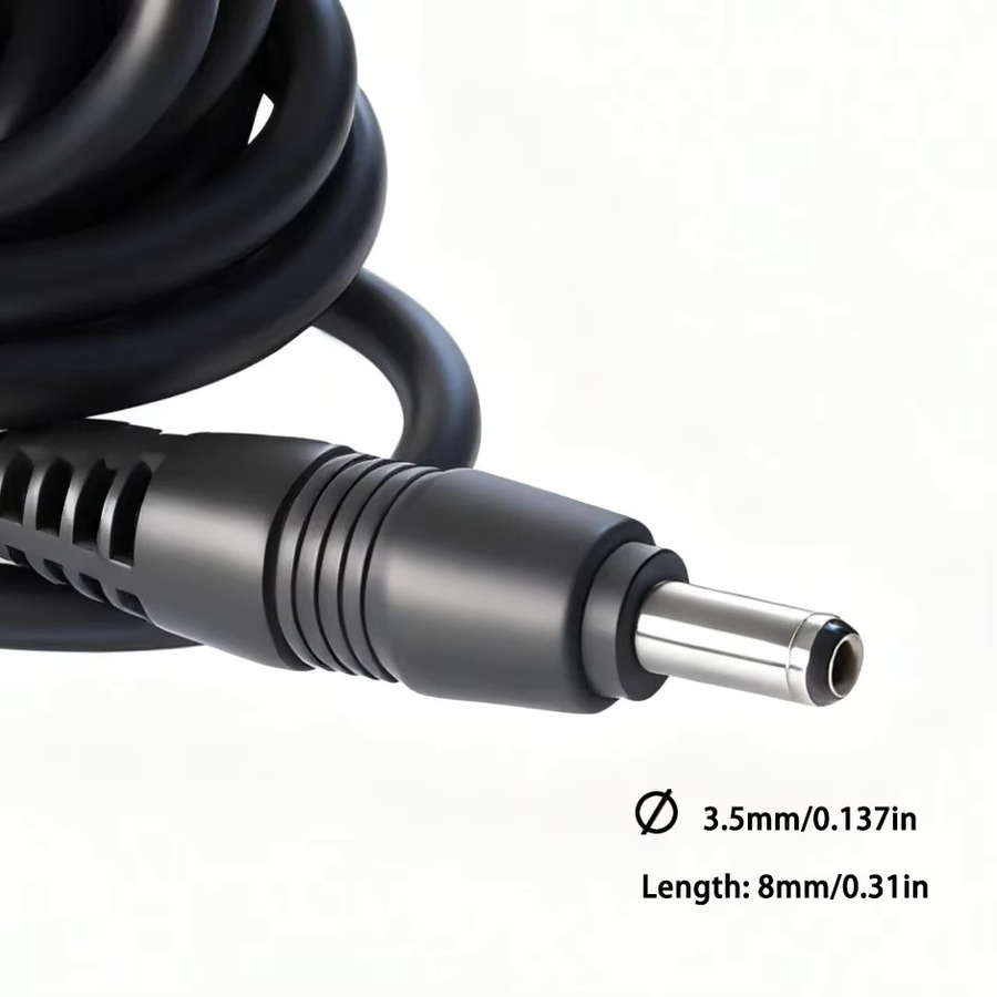 QXNY Autoladegerät in Schwarz mit 35 mm Barrel-Plug Anschluss für Mobiltelefone, Tablets, Dashcams und GPS, Eingang 12 V/24 V, Ausgang DC 5 V, 600 mA - Bild 4