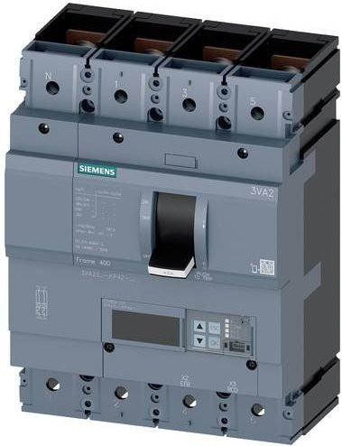 Siemens 3VA2340-5KP42-0AA0 Leistungsschalter in Grau mit einem Einstellbereich von 160 - 400A und einer maximalen Schaltspannung von 690 V/AC - Bild 1
