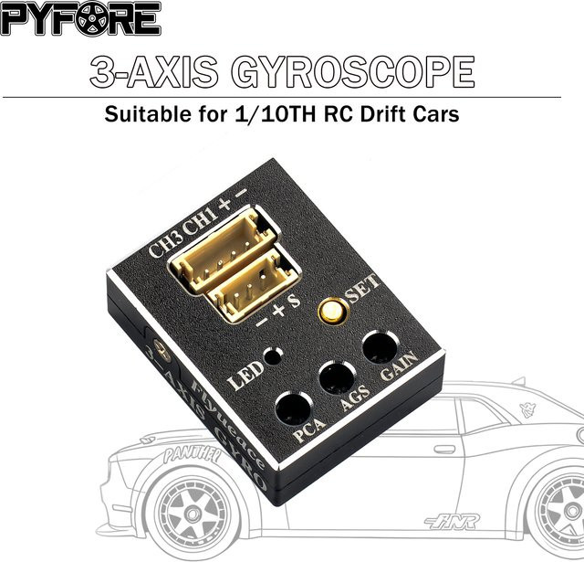 PYFORE RX-G7B Gyroskop, Metall, Zubehör - Bild 1