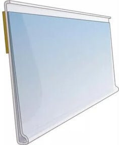 VKF Scan-leiste DBR 39 transparente Kunststoff-Scanleiste mit Vlieskleber, Länge: 125 cm - Bild 1